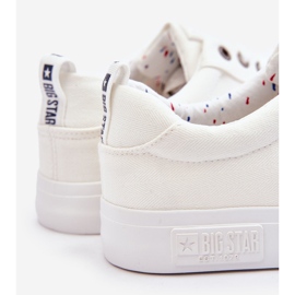Zapatillas bajas de tela para hombre Big Star KK174001 Blanco 5