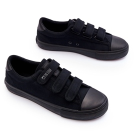 Sneakers Hombre Clásicas De Tela Con Velcro Big Star LL174631 Negro 8