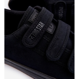 Sneakers Hombre Clásicas De Tela Con Velcro Big Star LL174631 Negro 7