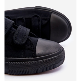 Sneakers Hombre Clásicas De Tela Con Velcro Big Star LL174631 Negro 4