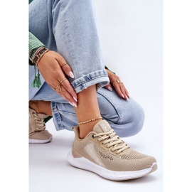 Zapatillas Deportivas Ligeras Mujer Sistema Memory Foam Big Star LL274294 Beige 8
