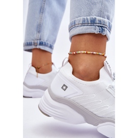 Zapatos deportivos sin cordones para mujer Sistema de espuma viscoelástica Big Star LL274A142 Blanco 5