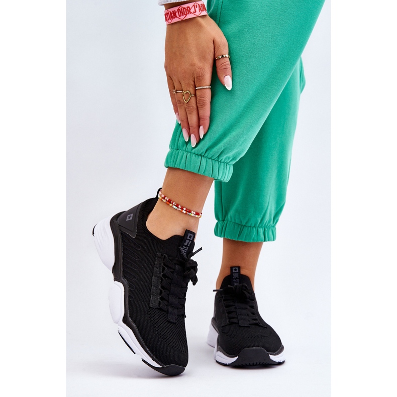 Zapatos deportivos sin cordones para mujer Sistema de espuma viscoelástica Big Star LL274A146 Negro 1 Zapatos deportivos sin cordones para mujer Sistema de espuma viscoelástica Big Star LL274A146 Negro 1