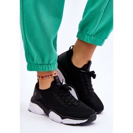Zapatos deportivos sin cordones para mujer Sistema de espuma viscoelástica Big Star LL274A146 Negro 3