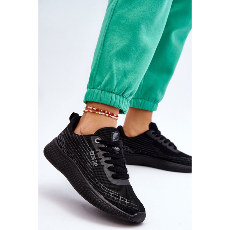 Zapatillas Deportivas De Malla Para Mujer Sistema Memory Foam Big Star LL274662 Negro 2 Zapatillas Deportivas De Malla Para Mujer Sistema Memory Foam Big Star LL274662 Negro 2
