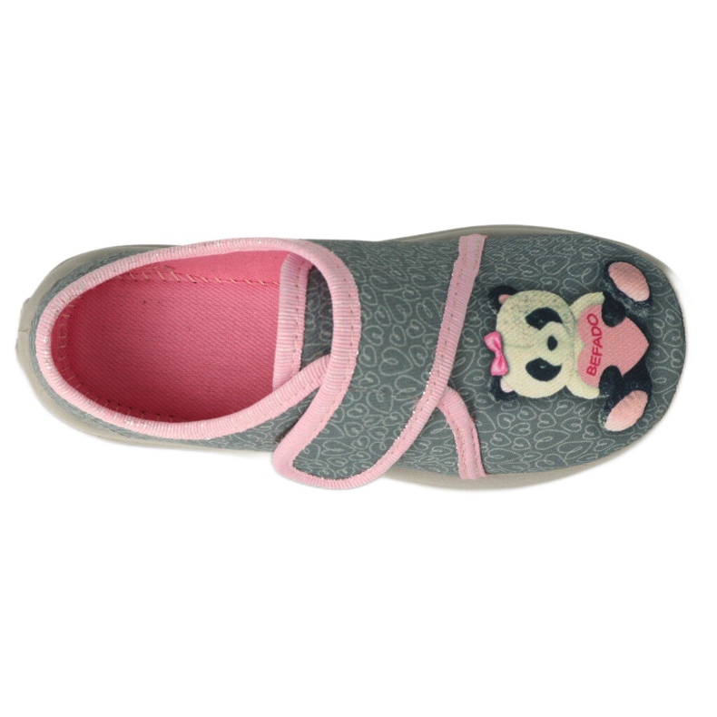 Zapatos befado niño 660X050 rosado gris 2