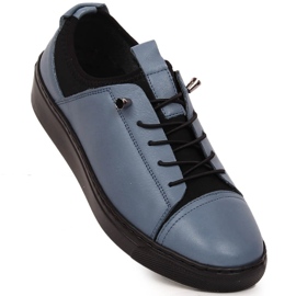 Slip-on mujer piel clara azul T.Sokolski W22-351 1