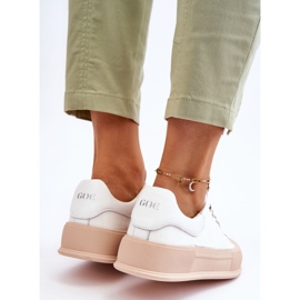 Sneakers Mujer Plataforma Lacada GOE LL2N4020 Blanco 10
