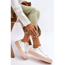 Sneakers Mujer Plataforma Lacada GOE LL2N4020 Blanco 1