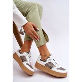 Deportivas Cómodas Mujer GOE LL2N4052 Blanco-Beige 10