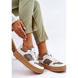 Deportivas Cómodas Mujer GOE LL2N4052 Blanco-Beige 11