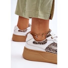 Deportivas Cómodas Mujer GOE LL2N4052 Blanco-Beige 9