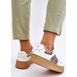 Deportivas Cómodas Mujer GOE LL2N4052 Blanco-Beige 8