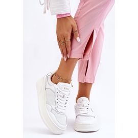 Deportivas Cómodas Mujer GOE LL2N4054 Blanco-Beige 2