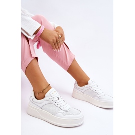 Deportivas Cómodas Mujer GOE LL2N4054 Blanco-Beige 7