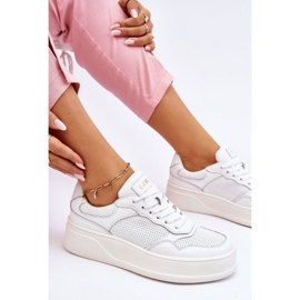Deportivas Cómodas Mujer GOE LL2N4054 Blanco-Beige 9