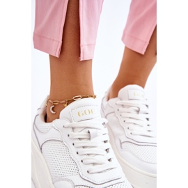 Deportivas Cómodas Mujer GOE LL2N4054 Blanco-Beige 6
