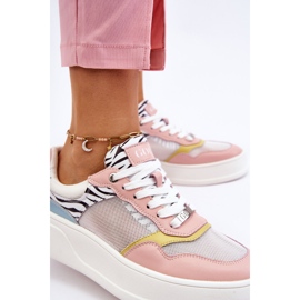 Deportivas Cómodas Mujer GOE LL2N4053 Multicolor blanco 8