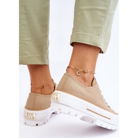 Deportivas Tela Plataforma Big Star LL274154 Beige 1