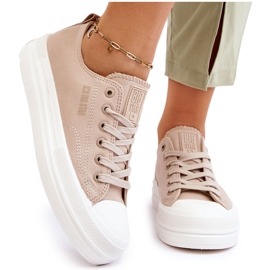 Zapatillas bajas con cordones Big Star LL274969 Beige 12