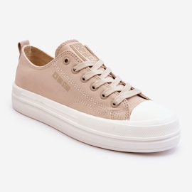 Zapatillas bajas con cordones Big Star LL274969 Beige 4