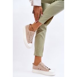 Zapatillas bajas con cordones Big Star LL274969 Beige 9