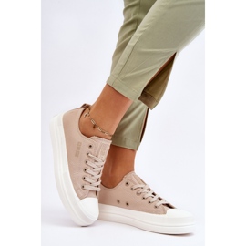 Zapatillas bajas con cordones Big Star LL274969 Beige 10