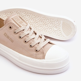 Zapatillas bajas con cordones Big Star LL274969 Beige 5