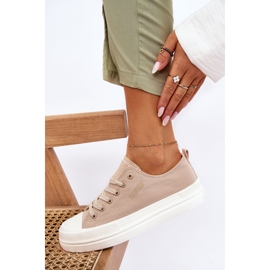 Zapatillas bajas con cordones Big Star LL274969 Beige 3