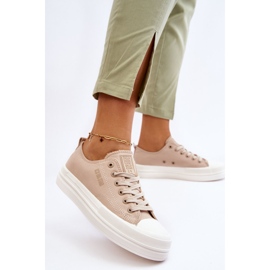 Zapatillas bajas con cordones Big Star LL274969 Beige 8