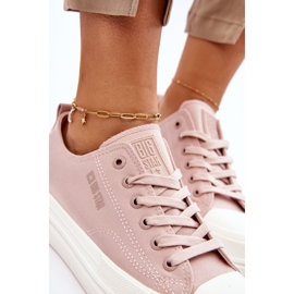 Big Star LL274970 Zapatillas bajas con cordones color piel rosado 1
