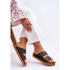 Pantuflas Classic Mujer Big Star LL274477 Negro 4