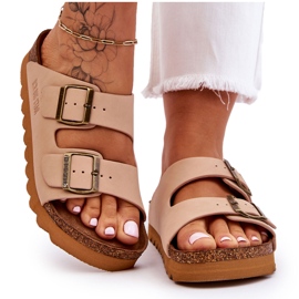 Pantuflas Clásicas Mujer Big Star LL274478 Beige 10