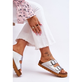 Pantuflas Clásicas Mujer Big Star LL274476 Plata 9