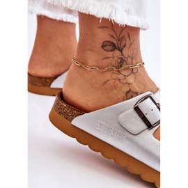Pantuflas Clásicas Mujer Big Star LL274476 Plata 8