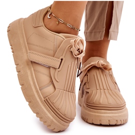 PG1 Deportivas De Moda Para Mujer Beige Genesis 7