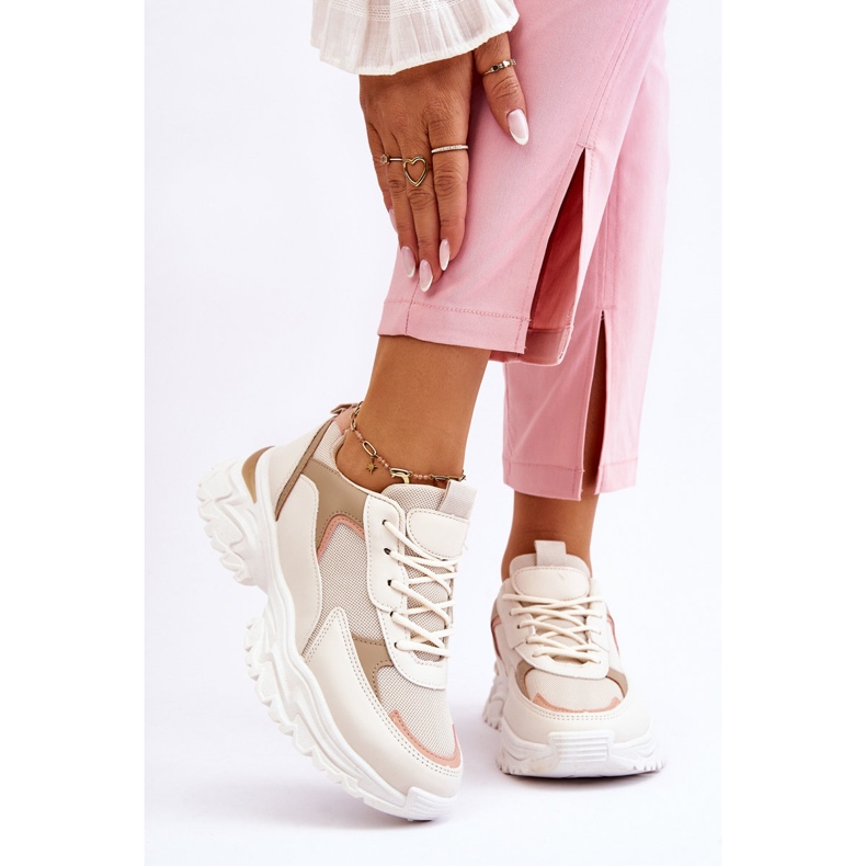 PG1 Deportivas Cómodas Mujer Beige Alen 1 PG1 Deportivas Cómodas Mujer Beige Alen 1