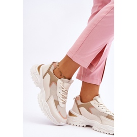 PG1 Deportivas Cómodas Mujer Beige Alen 3