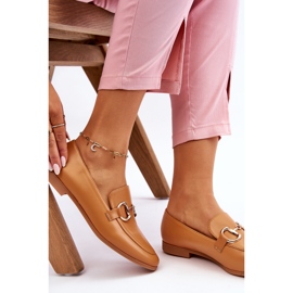 PG1 Mocasines Clásicos De Mujer Con Adorno Camel Jamie beige 6