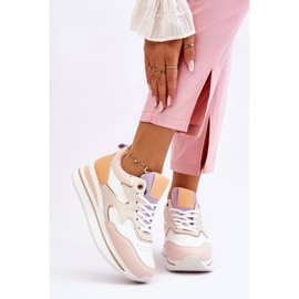 PG1 Zapatos deportivos de cuero blanco y beige Roen de moda 1