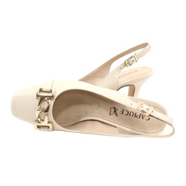Sandalias de mujer Caprice con adorno 9-29626-20 132 NAPA BLANCO CRUDO beige 5