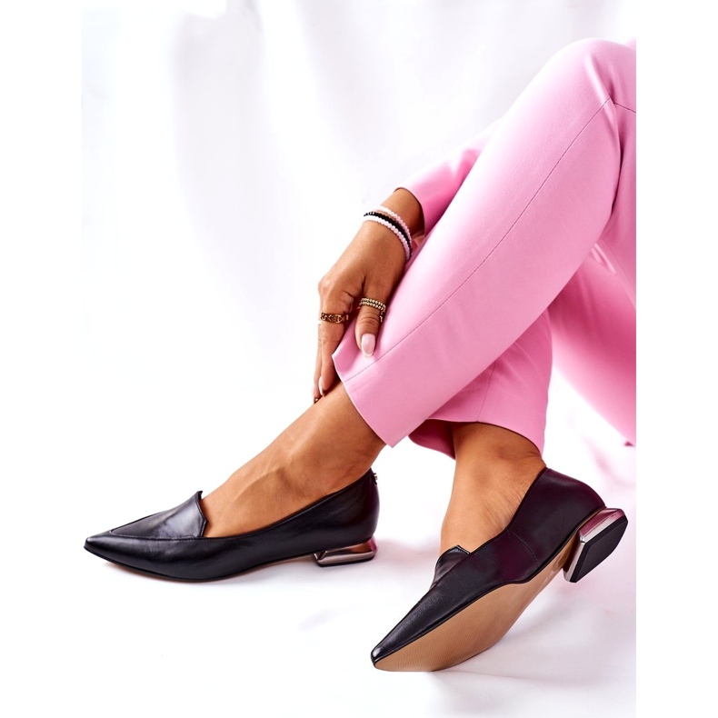 Zapatos Brogues Mujer Laura Messi Negro 2074 4