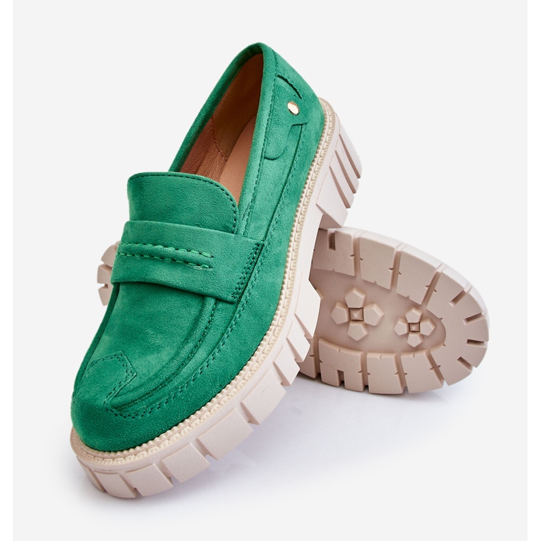 Slip-On Mujer Ante Verde Fiorell 1 Slip-On Mujer Ante Verde Fiorell 1