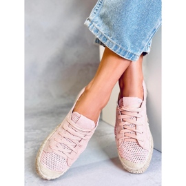 Pink BB06P Zapatillas alpargatas rosas rosado 6
