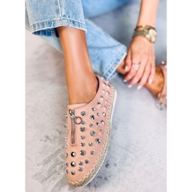 Alpargatas con tachuelas rosas 9039-28 Pink rosado 4