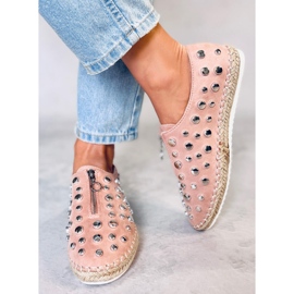Alpargatas con tachuelas rosas 9039-28 Pink rosado 7