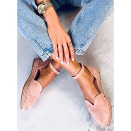 Alpargatas de mujer con corte rosa 1219 Pink rosado 4