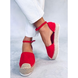 Alpargatas, sandalias rojo 2138 rojo 5