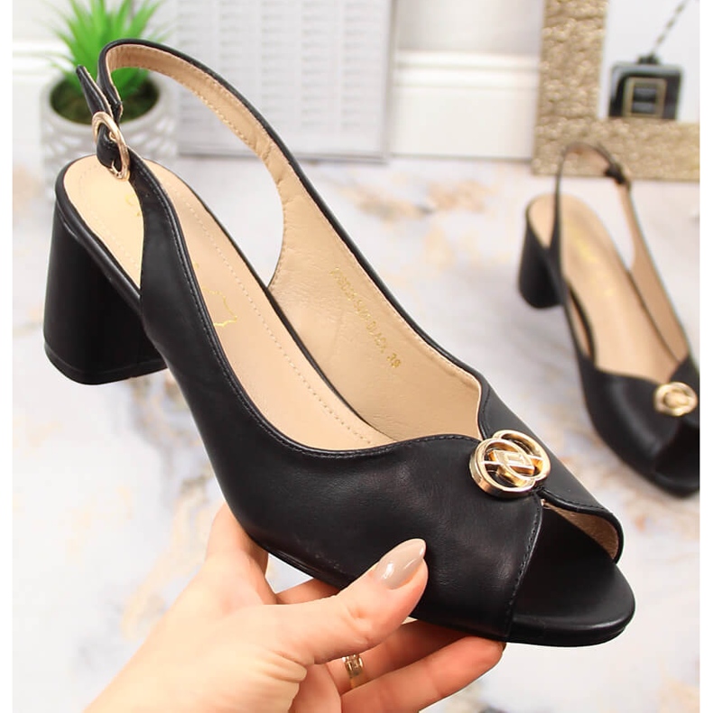 Sandalias de mujer negras en el puesto eVento 5480 negro 1