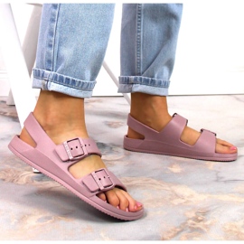 Sandalias sport mujer foam rosa Big Star LL274744 rosado 3